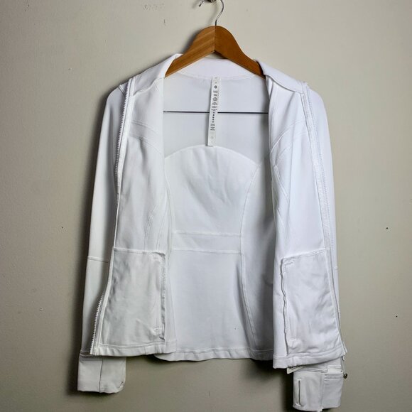 lululemon Define Jacket *Luon in White Size 6 Brand New NWT - Picture 3 of 9